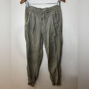 Zara green khaki jogger pants XS
